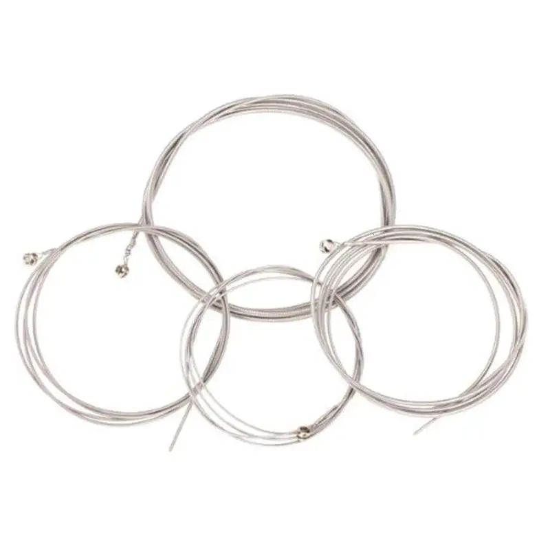 1 Set of 4 Pcs String Bass Guitar Parts Steel Strings Diameter 0.1 inch/0.08 inch/0.055 inch/0.04 inch Accessories | Спорт и