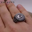 Мужское Винтажное кольцо в виде индейки и Луны
