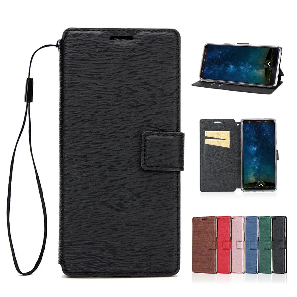 KISSCASE Wood Grain Phone Case For iPhone XS MAX XR X 10 8 7 6 6S Plus Leather for Max Flip Cover Card Slot Stand | Мобильные