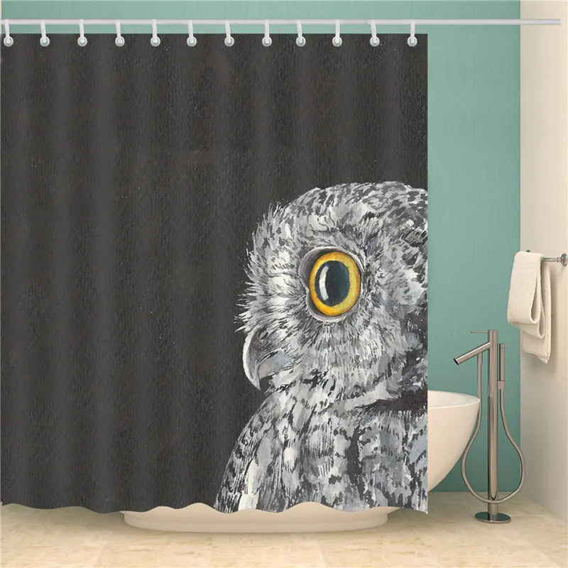 Водонепроницаемая шторка для душа в ванную комнату Полиэстеровая моющаяся