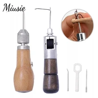 speedy stitcher sewing awl hand stitcher repair tool kit for leather and heavy fabrics leather leather sewing tools design