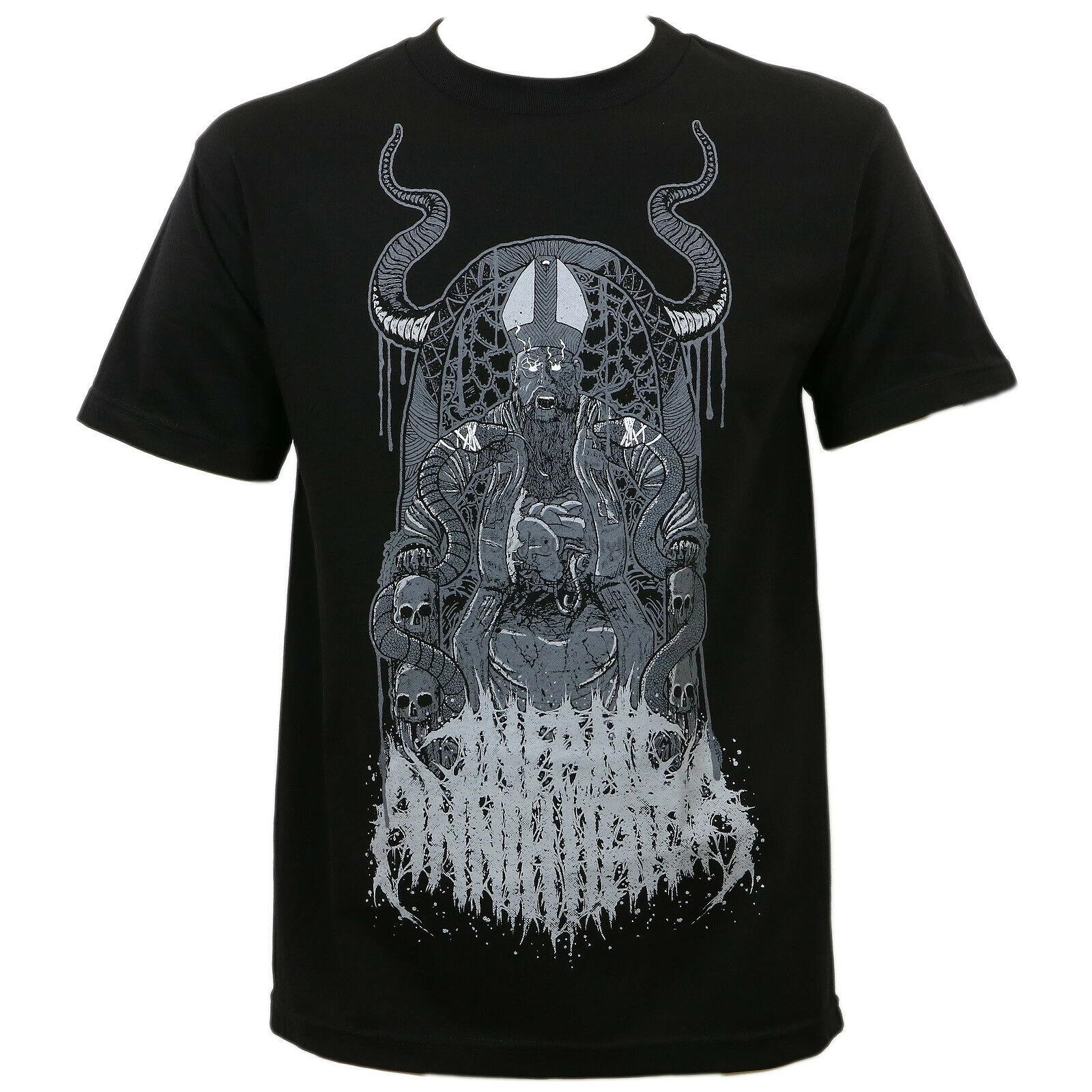 Аутентичные младенческой аннигилятор священник трон футболка S M L XL 2XL 3XL