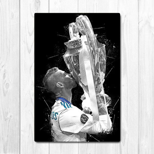 

New SergioRamos D Soccer Football Player Art Wall Decor Tin Sign Vintage Garage Sign Bar Club Cafe Garage Farm Decor