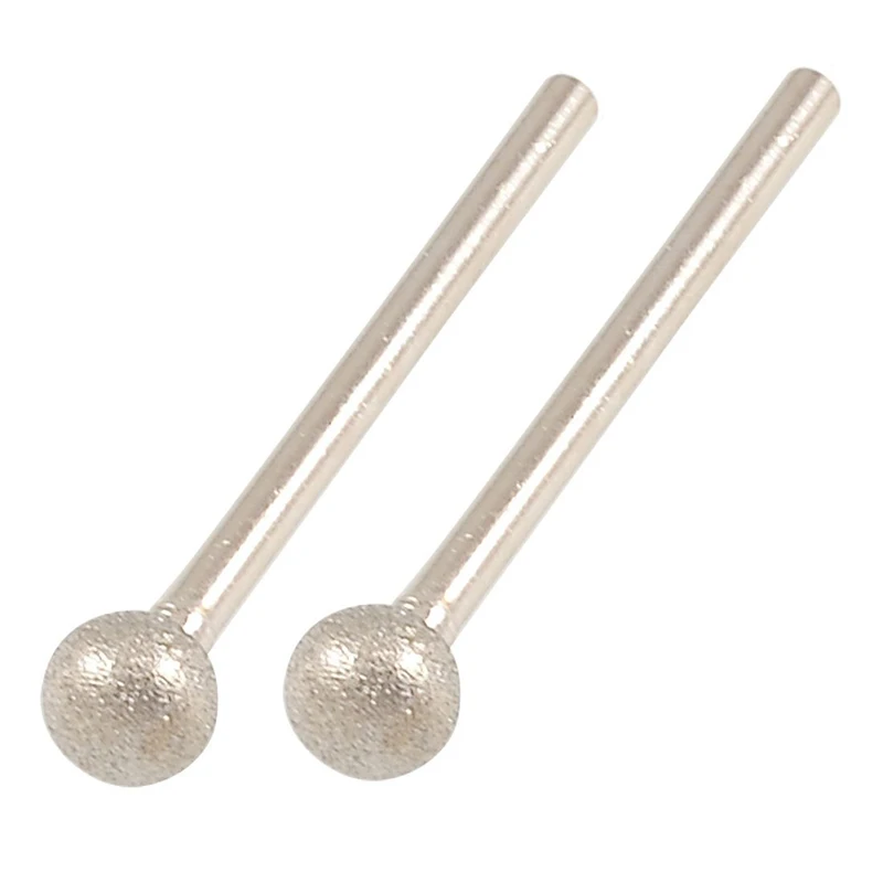 

HOT-2 x m x 8mm Round Ball Tip Diamond Milling Pencil Grinding Polishing Bits