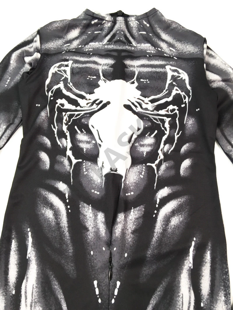 Новый симбиан Человек паук костюм Venom Детский Комплект Комбинезон Маска для