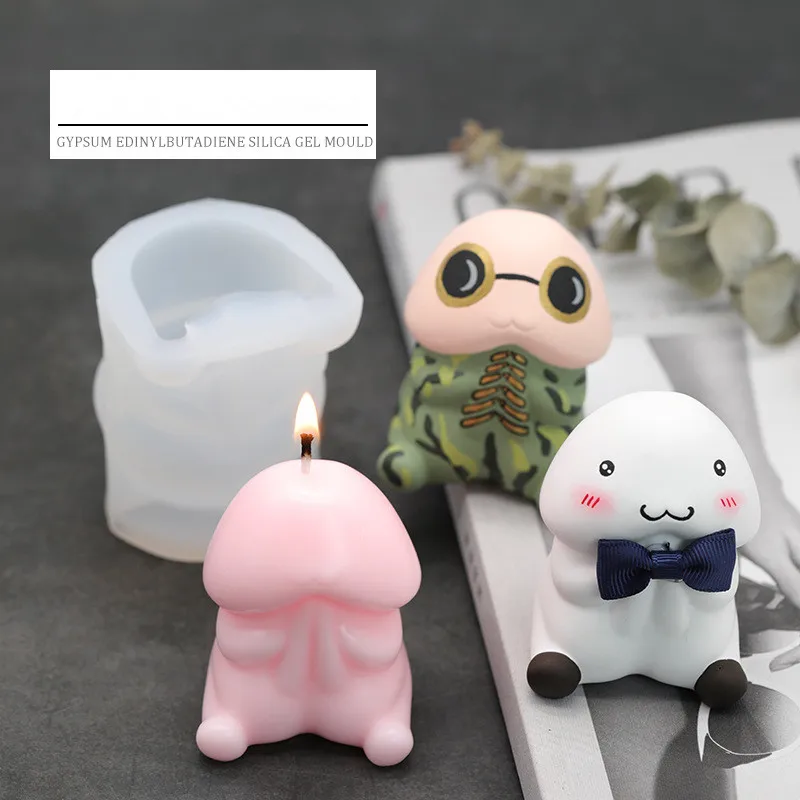 

Cute Tintin Silicone Mold Aromatherapy Plaster DIY Candle Material Mold