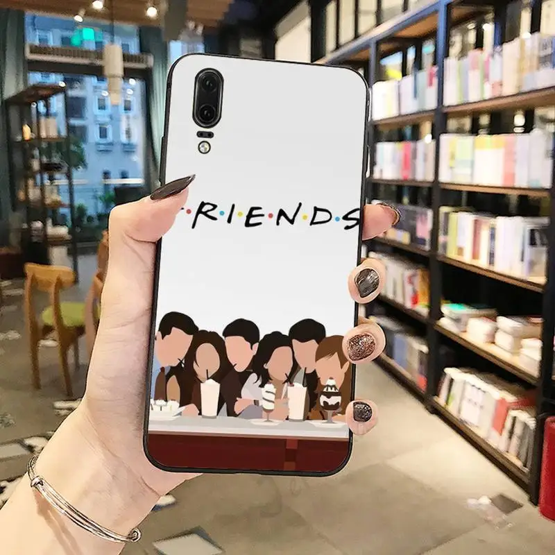 

Friends Classic TV show Black white art Phone Case For Huawei honor Mate P 10 20 30 40 Pro 10i 9 10 20 8 x Lite
