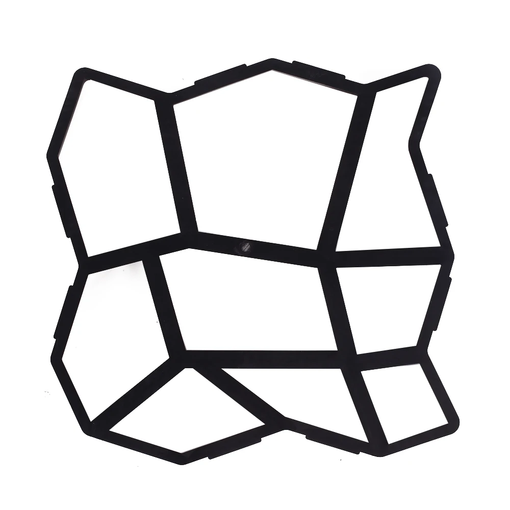 Форма для вымощения черного тротуара цементная форма бетонная 36х36 неровная