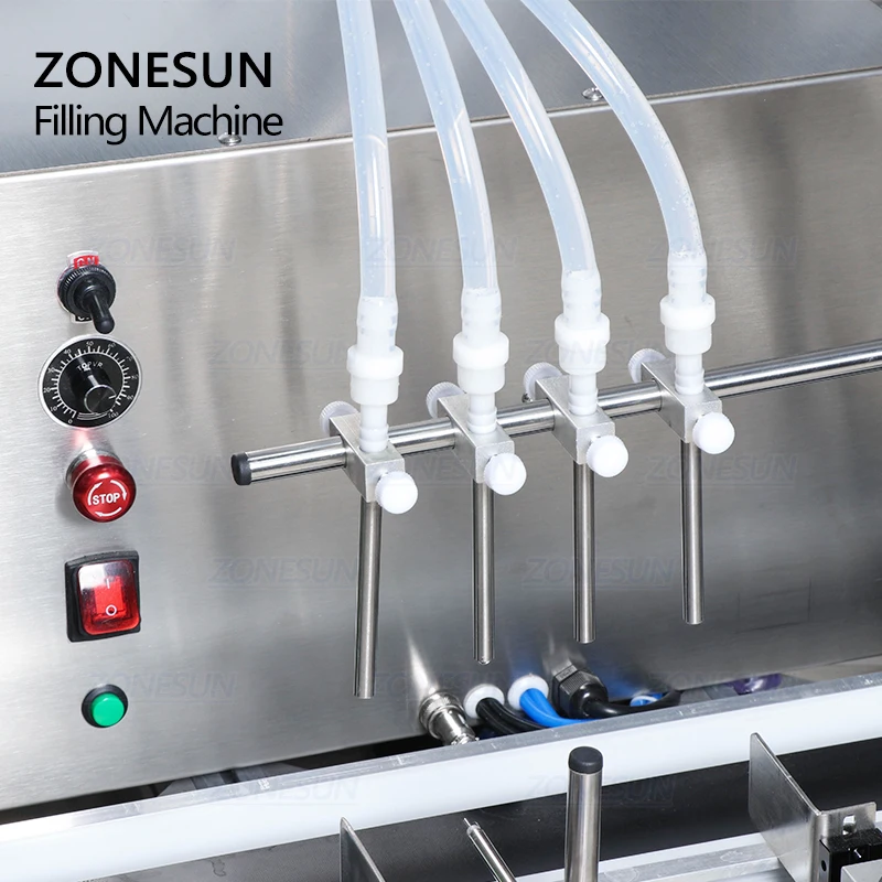 ZONESUN Автоматическая настольная машина для розлива жидкости с ЧПУ