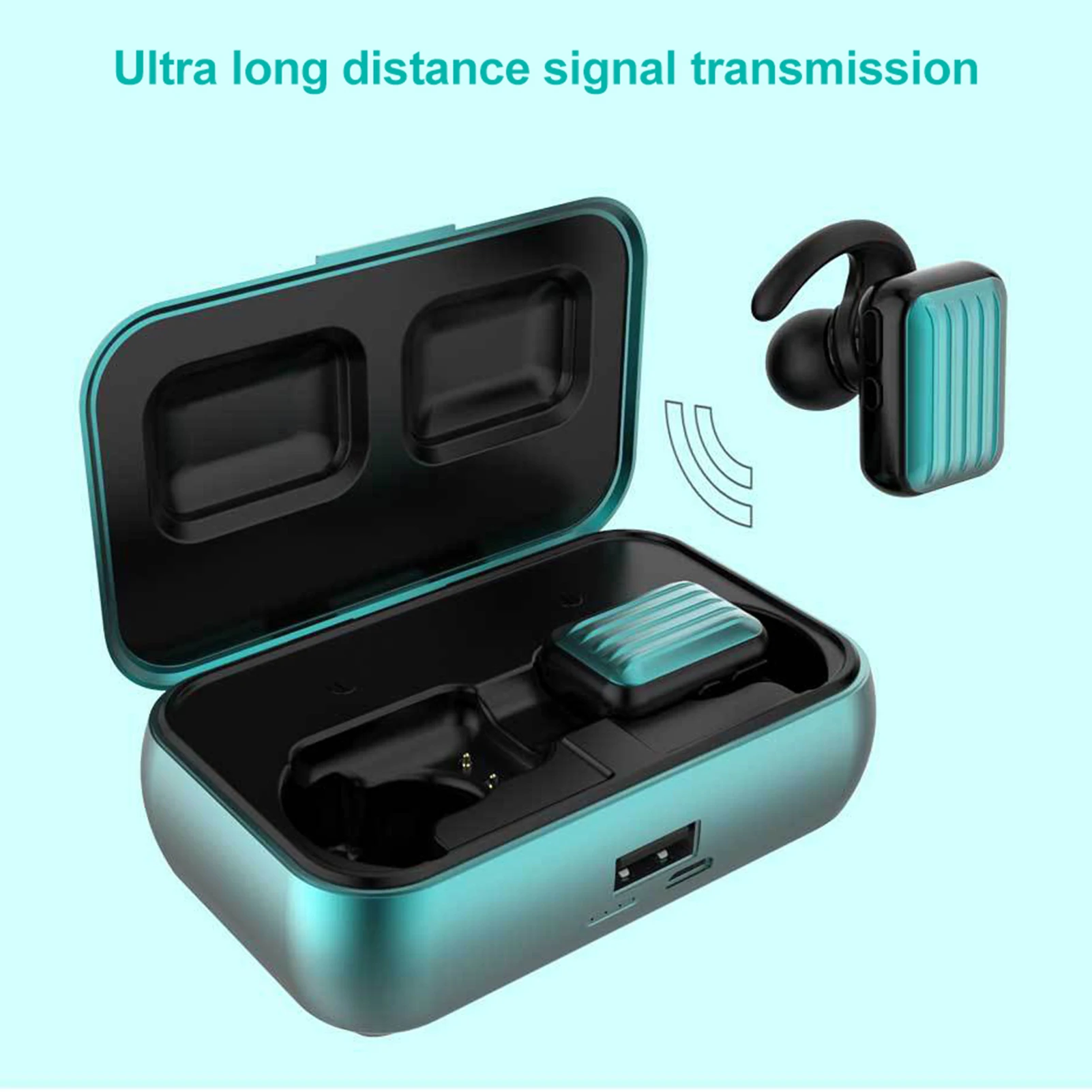 TWS Bluetooth Headset Touch With Mobile Power Earplugs Personality Creative Mini Suitcase Cute Gaming Wireless | Электроника