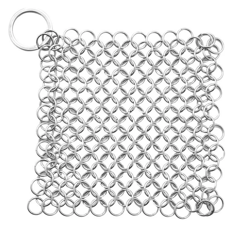 1 шт. Нержавеющая сталь чугун очиститель кольчужные скруббер Кухонной Бытовой