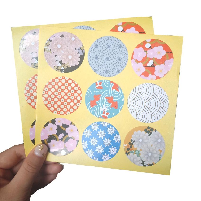 

90pcs/lot Cute Flower Seal Label Scrapbooking Pattern Decoration Stationery School Suppiles Sticker