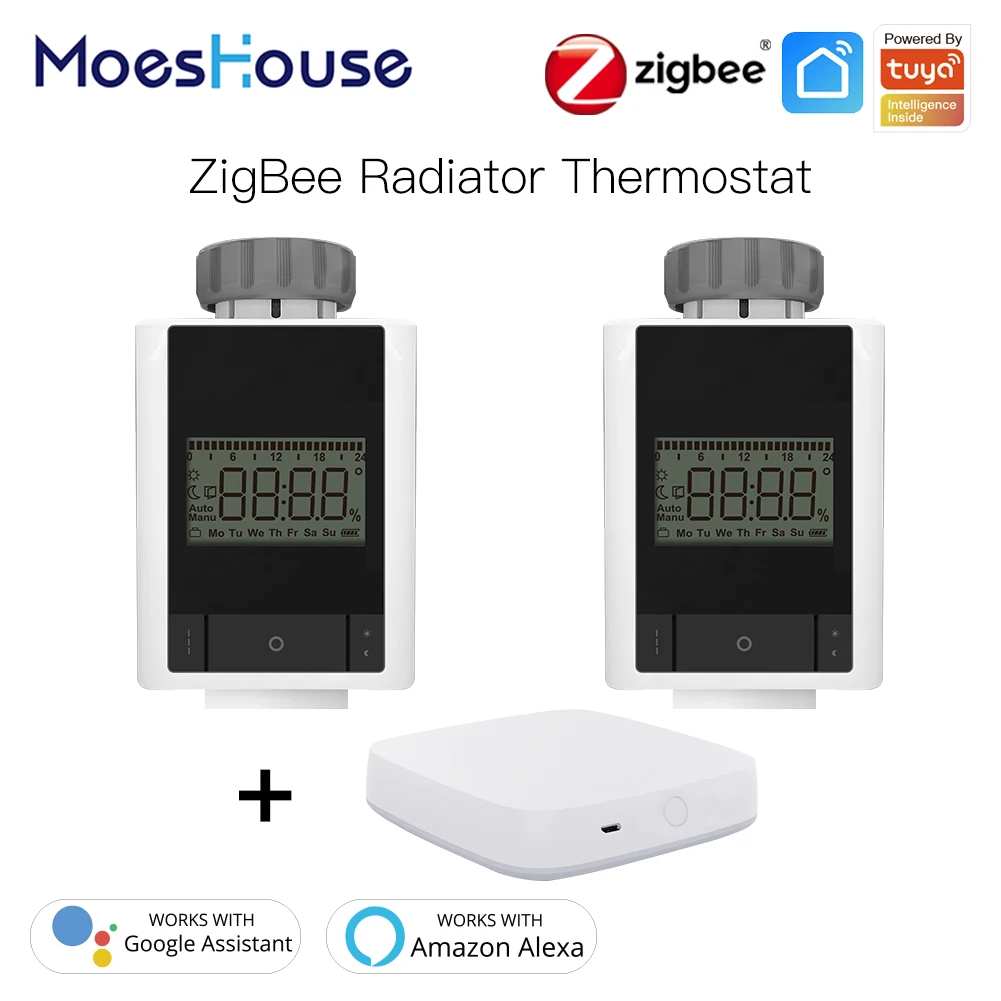 Tuya ZigBee 3 0 умный термостатический клапан радиатора домашний термостат