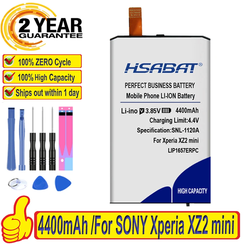 Топ бренд 100% Новый 4400mAh LIP1657ERPC Аккумулятор для SONY Xperia XZ2 mini батареи + Бесплатные