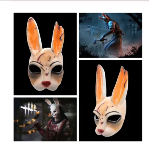 Игра Dead By Daylight, косплей, ужас, ловушка, Панк маска, Хэллоуин, сценическая, латексная маска, костюм, вечерние, крутые, для игр, Прямая поставка