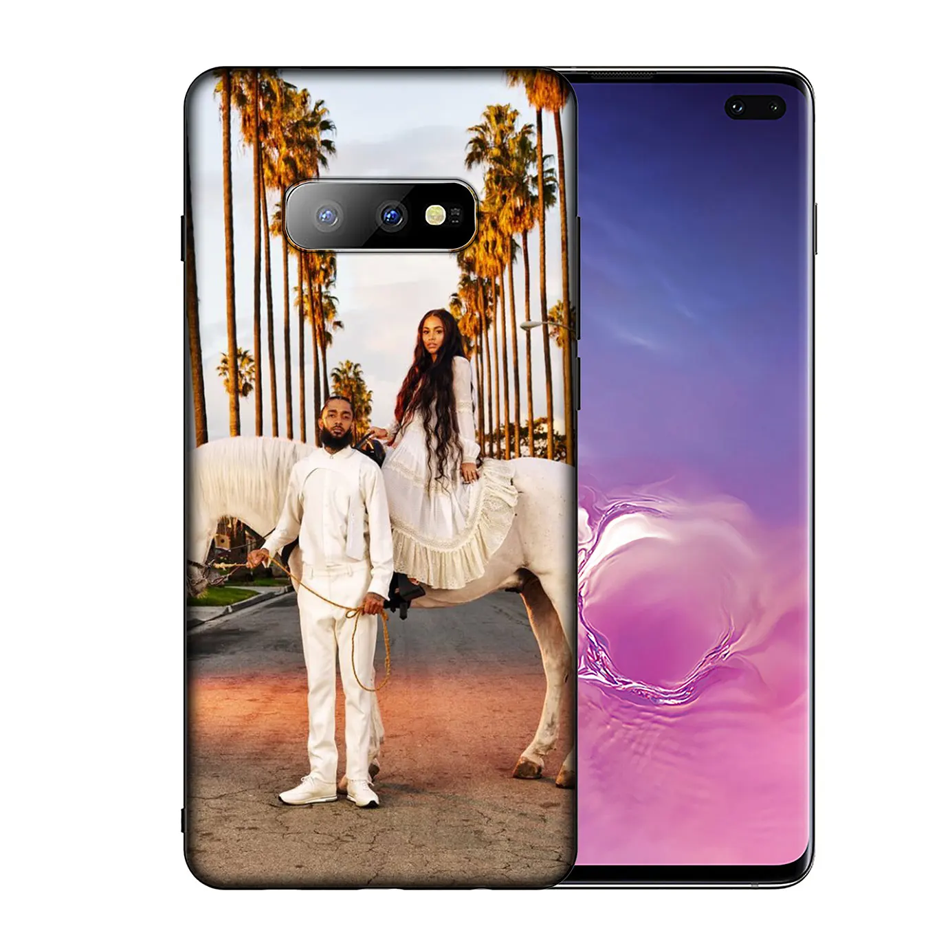 Чехол для телефона nipley Hussle мягкий силиконовый чехол Samsung Galaxy S20 Ultra S10 Lite S9 S8 Plus S6 S7