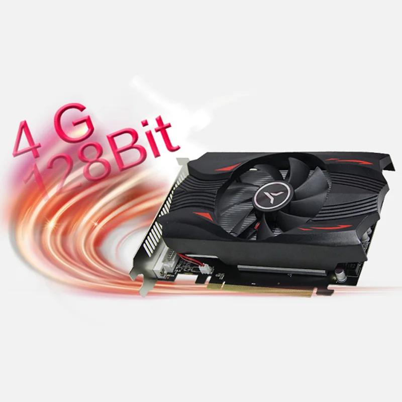 Yeston Radeon mini RX560D GPU 4GB GDDR5 TA 128bit Gaming Desktop computer Video Graphics Cards support VGA/DVI-D/HDMI PCI-E 3.0