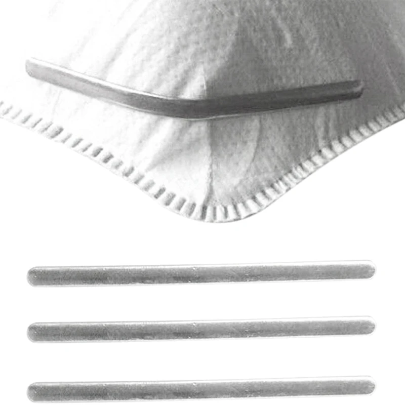 Большая сделка 320 шт. Швейные зажимы для носа проволока маски Регулируемый мост DIY