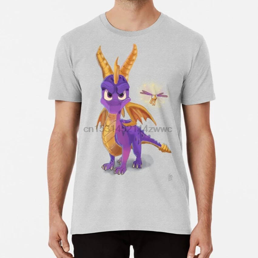 Откройте футболку дракона 2 Spyro The Dtragon Spyro20th |
