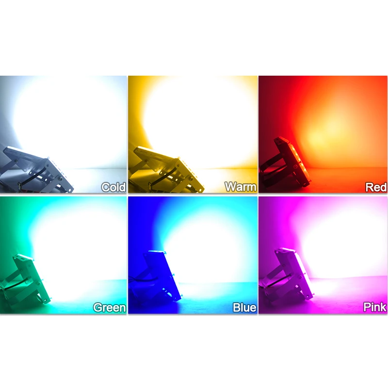 Уличный светодиодный прожектор RGB 2 шт. 50 Вт 100 IP65 Светильник настенный отражатель