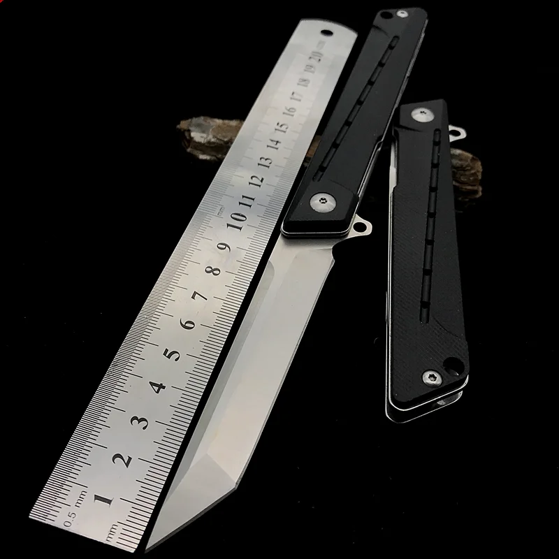 Складной нож с шарикоподшипником лезвие D2 рукоятка G10 флиппер тактические