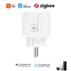 Умная розетка ZigBee с поддержкой Wi-Fi, 16 А, с голосовым управлением