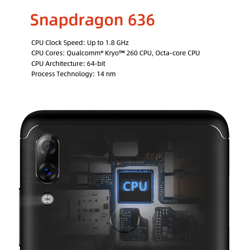 Lenovo K5 Pro с глобальной прошивкой 6 ГБ 64 128 восьмиядерный смартфон Snapdragon 636 5 99 дюйма