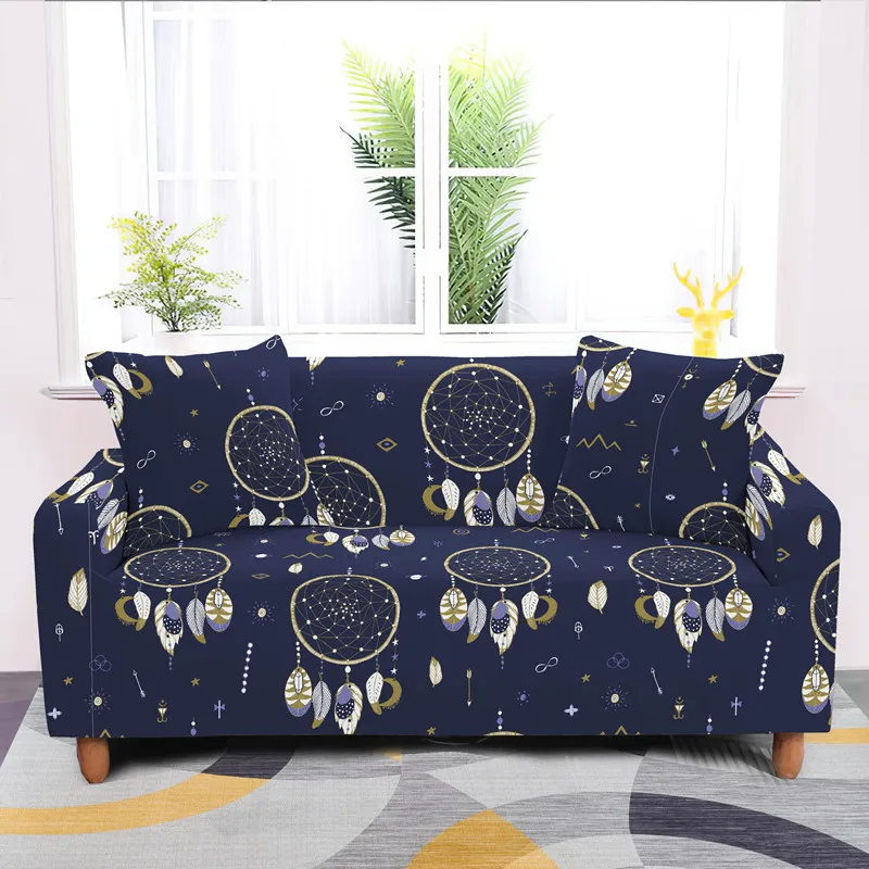 

Bohemia Sofa Cover Stretch Elastic Dreamcatcher Couch Covers For Living Room Slipcovers Furniture 1/2/3/4 Seater