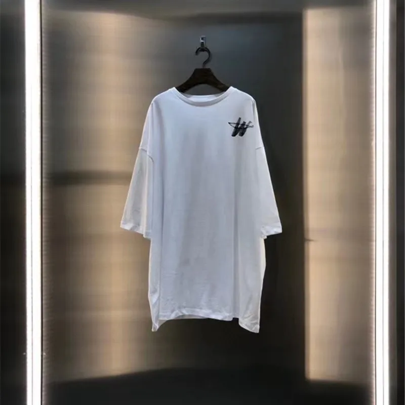 

Onesize We11done T-Shirt Men Women Best quality Couples Cotton Oversized WELLDONE T Shirt Men Tops Tees