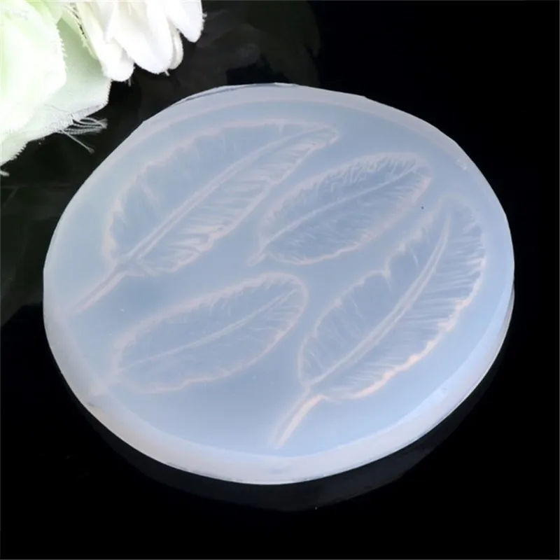 

1pcs Clear Leaves Jewelry Mold Making Pendant Silicone Resin Cake DIY Craft Tools Handmade Tool Epoxy Resin Molds Hair Accessory