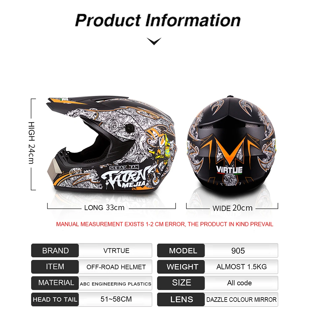 Профессиональный Гоночный Кроссовый шлем hors route Casque Moto Capacete Moto Casco внедорожный мультяшный детский мотоциклетный шлем