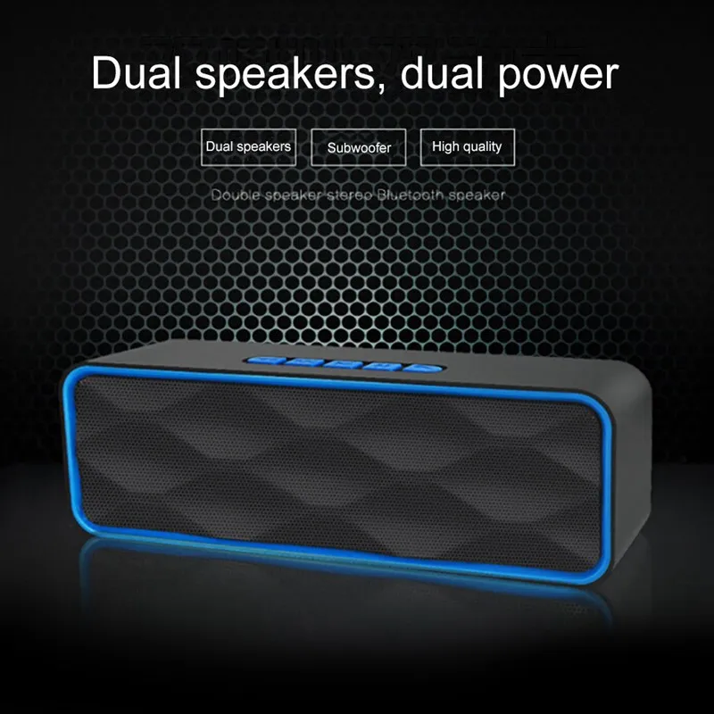 Vtin Bluetooth динамик двойной 5 Вт драйверы портативный динамик s беспроводной динамик s Бас Стерео Soundbox Hands Free динамик s с микрофоном