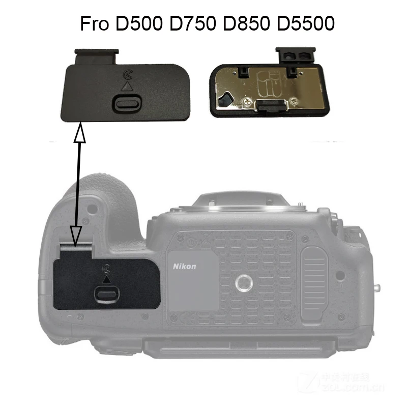 Крышка батарейного отсека для ремонта камеры Nikon D500 D750 D850 D5500 1 шт.|Аксессуары