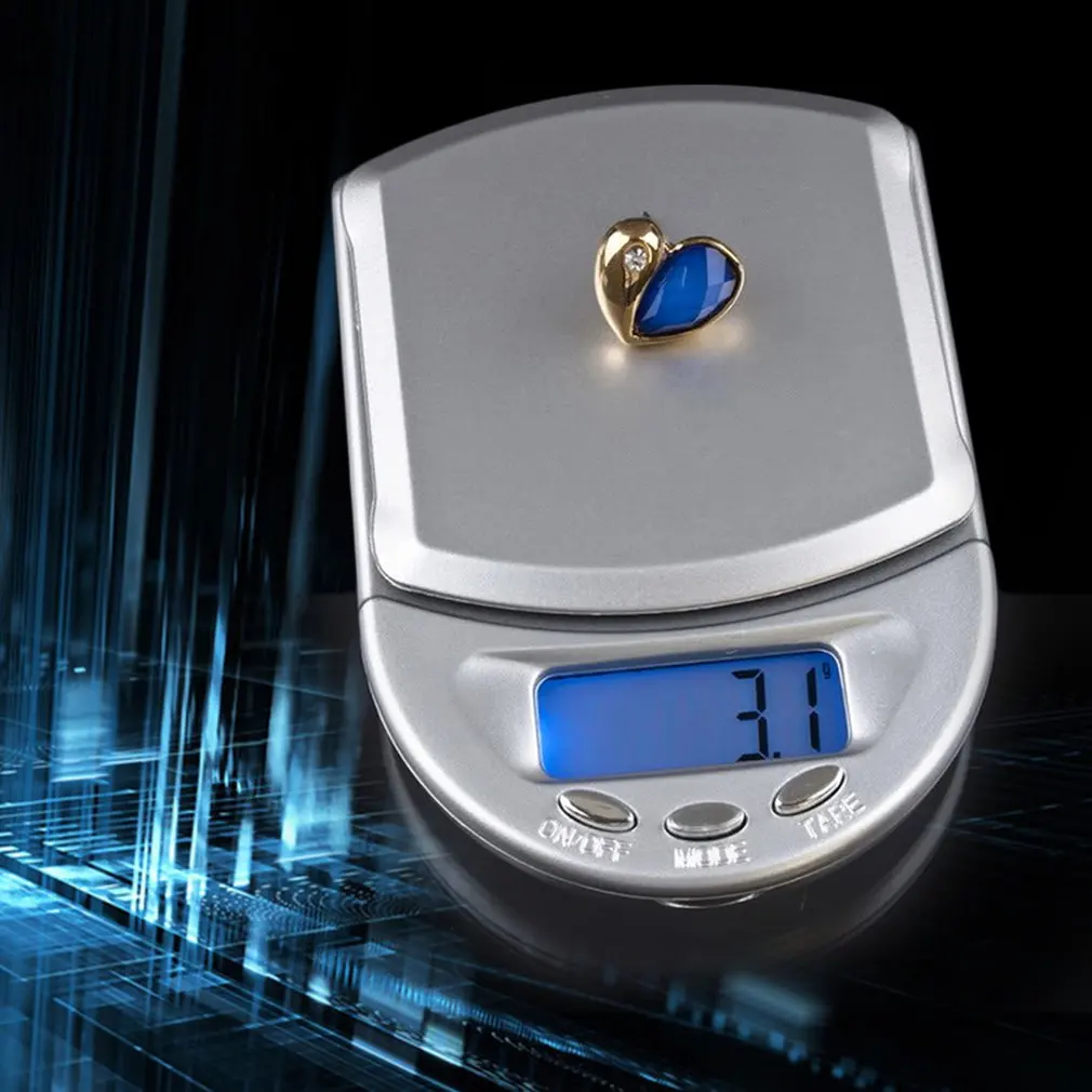 500gx0.1g LCD Electronic Jewelry Joyeria Weight Luggage Bilancia Balanza Digital Scale Scales Balance Portable Mini Platform | Дом и сад