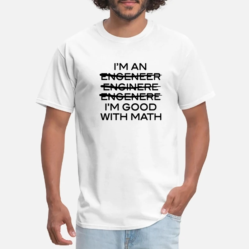 Футболка мужская с забавным принтом Повседневная модная тенниска круглым