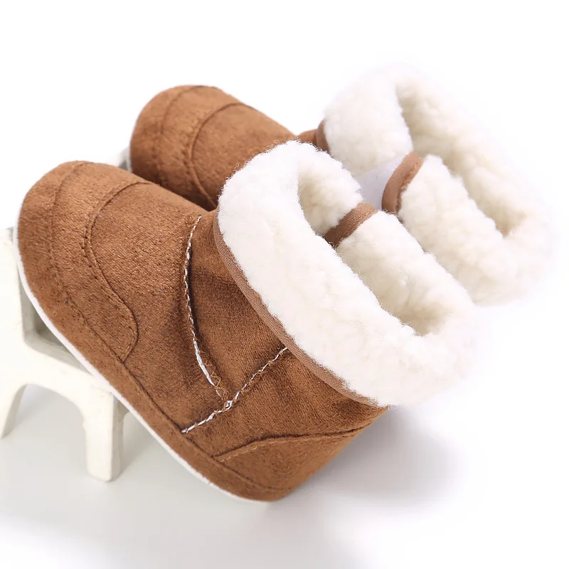 E & Bainel зимние Новые пинетки для маленьких девочек обувь детской кроватки очень