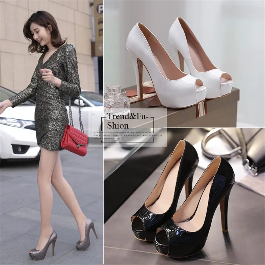 Женские туфли лодочки с открытым носком розовые из лакированной кожи на высоком