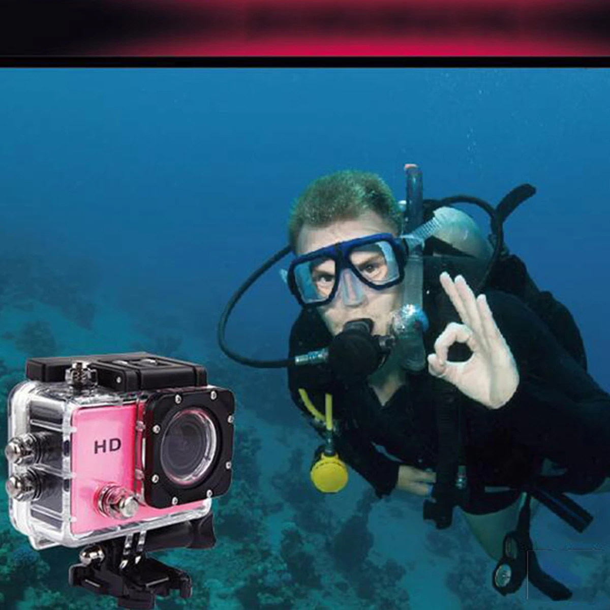 SJ4000 Freestyle 2inch LCD 1080P Full Action Camera 30 Meters Waterproof DV Sports Helmet SJcam DVR00 | Электроника