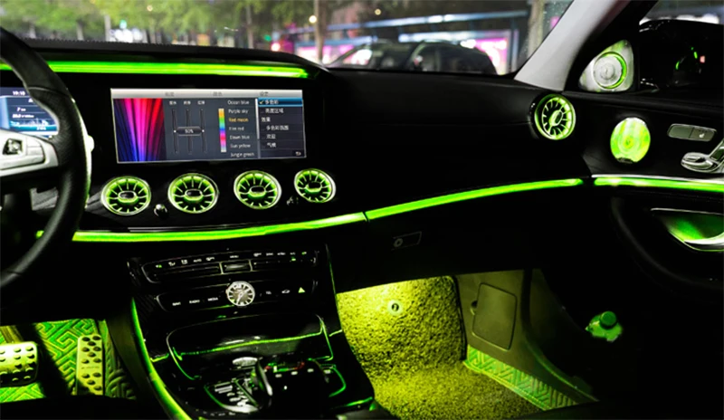 Для benz E класс W213 E200 E320 светодиодсветодиодный турбина вентиляционное отверстие