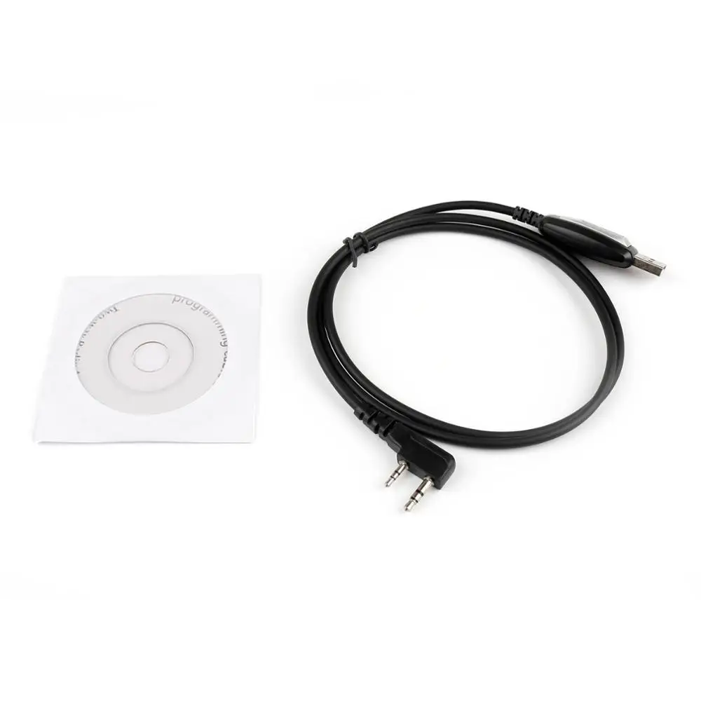 Artudatech 5 PCs USB Programming Cable For Baofeng Two Way Radio UV-5R UV 5R BF-888S BF-F8 with CD Driver UV5R Accessories | Мобильные