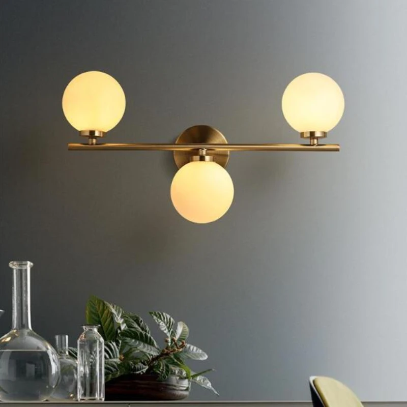 Простой современный стиль настенные светильники Лофт Винтаж Двойной настенная