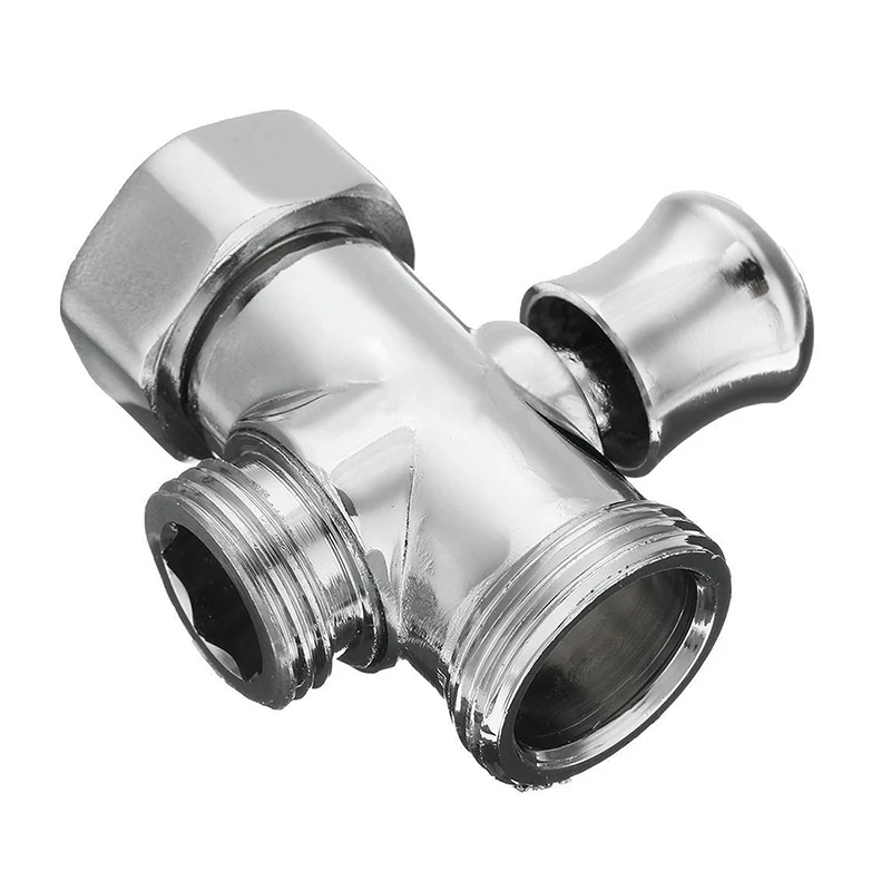 3 сторонний выход Т адаптер для душа переключающий клапан G1/2 дюймов и G3/4 дюйма