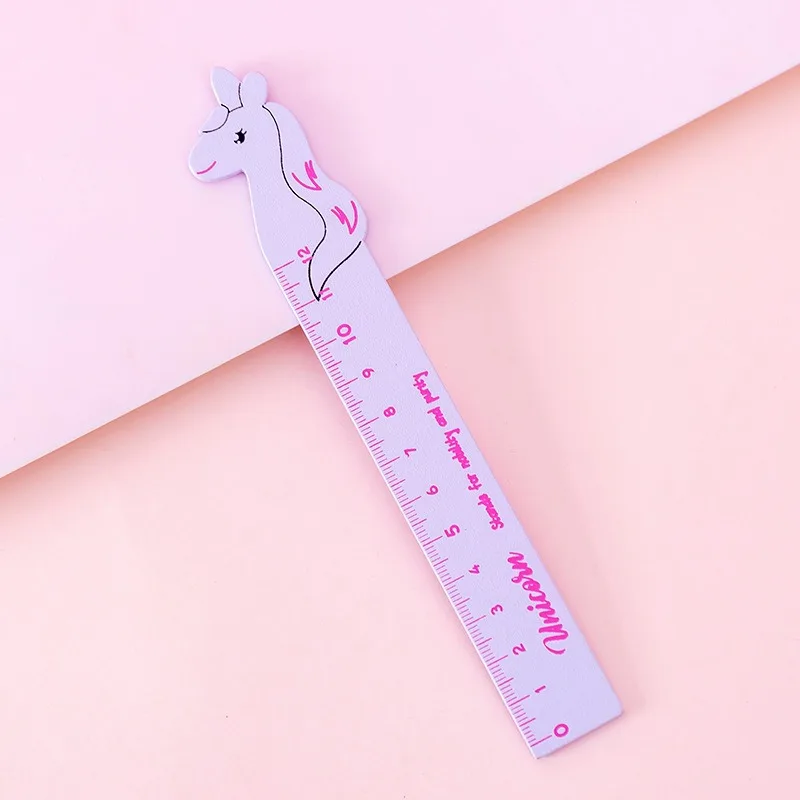 12cm-wooden02 1 шт. простой стиль 15 см 18 см 20 см прозрачная акриловая линейка простая линейка квадратная линейка милые канцелярские принадлежности для рисования - Цвет: 12cm-wooden02
