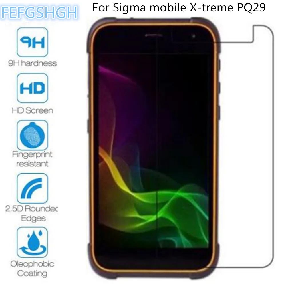 Закаленное стекло для Sigma mobile X-treme PQ29 Взрывозащищенный протектор экрана