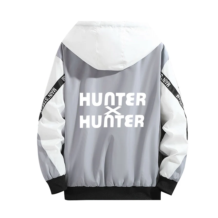 

HUNTERHUNTER Cosplay Hoodie Kurapika Luminous Print Zipper Tops Splicing Coat Winter Cotton Student Sport Warm Thick Jacket