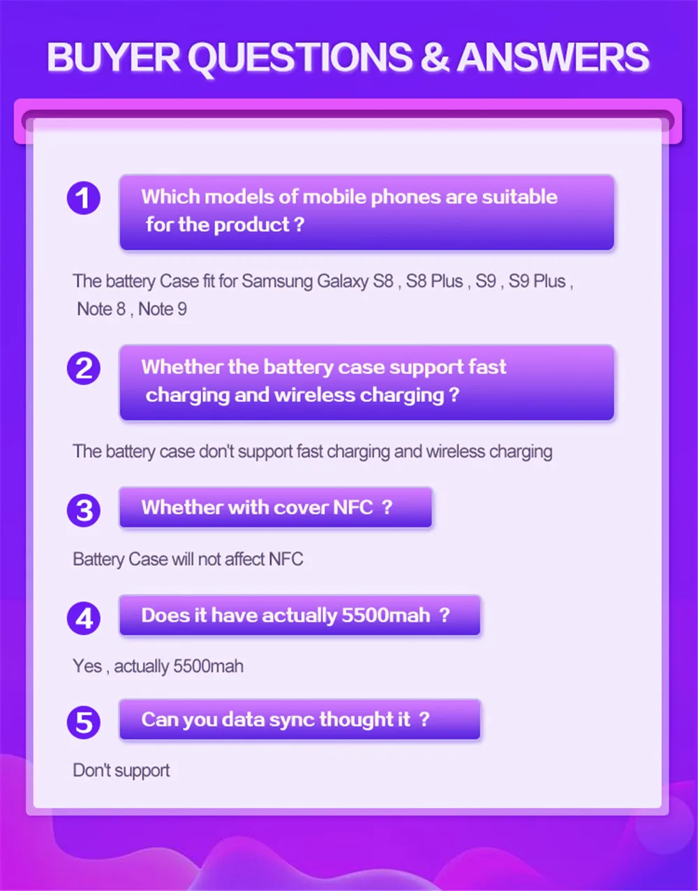 Чехол для зарядного устройства для samsung Galaxy S9 S8 Plus, мягкий чехол для зарядки телефона из ТПУ для samsung Note 8 Note 9, чехол для аккумулятора