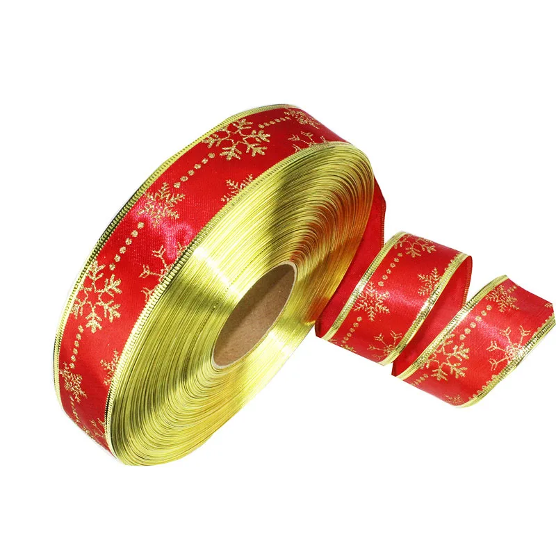 2Y/Yard рисунок лося Снежинка узор Рождественская лента праздничный подарок на