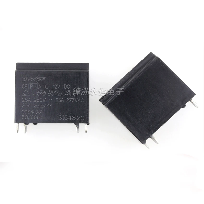 

5 шт./лот 891P-1A-C-12V 891P-1A-C 12 В 4 контакта 4P реле мощности