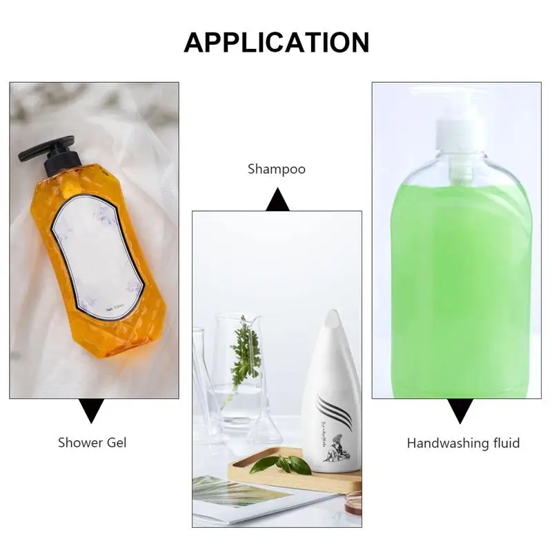 

2pcs 450ml Pressure Travel Dispenser Bottle Lotion Container for Home (Brown)