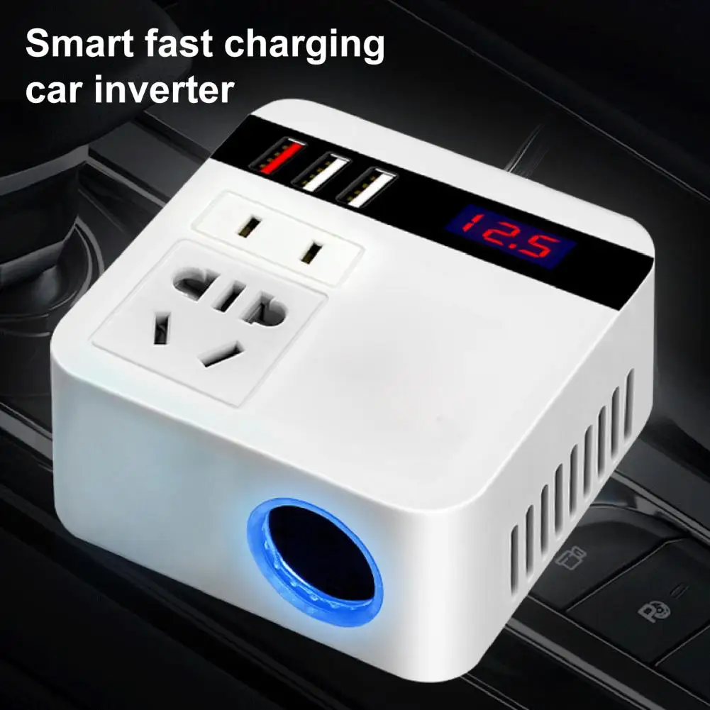 Great Car Converter High Efficiency Energy Saving LED Display 100W 12V 24V to 110V 220V Vehicle Smart | Автомобили и мотоциклы